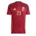 Echipament fotbal Belgia Arthur Vermeeren #23 Tricou Acasa European 2024 maneca scurta